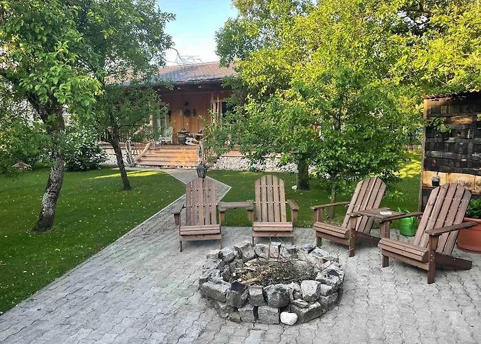 別荘 Holzhaus Mit Besonderem Ambiente Lengau